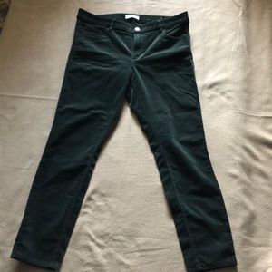 Corduroy green jeans